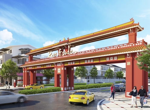 Purple Phoenix – An impressive highlight of Ecogarden urban area